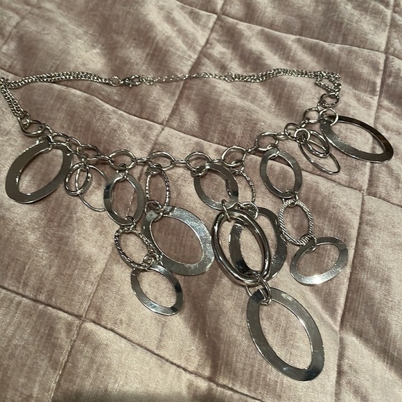 Silver Minimalist Style Boho Necklace - Picture 3 of 6